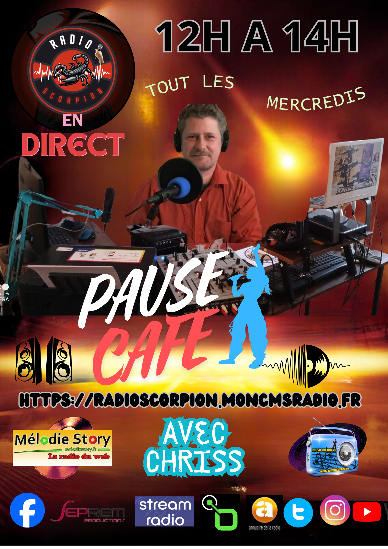 pause cafe REDIFFUSION